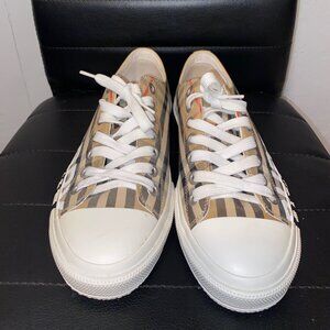 Burberry Low Top Vintage Check Sneakers Men 7/Women 9